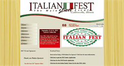 Desktop Screenshot of italianfest.net